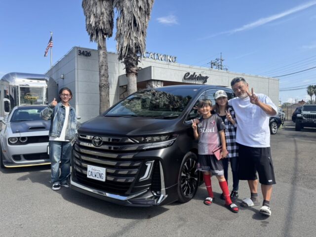 8台目のご購入有難う御座います！埼玉県のI社長に トヨタ ヴェルファイア エグゼクティブラウンジ をご納車させていただきました！