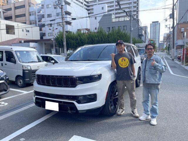 ガーシー様に 新車 グランドワゴニア シリーズ3 オブシディアンをご納車させていただきました！