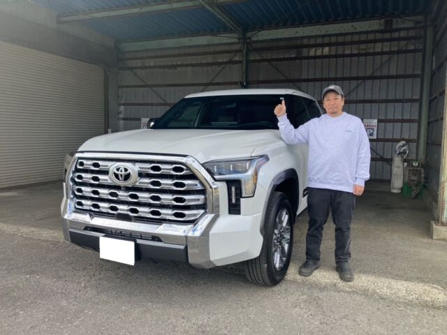 茨城県のU社長様に 新車 トヨタ タンドラ 1794エディション をご納車させていただきました！