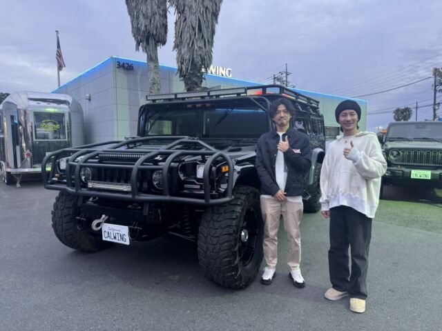 愛知県のO社長に ハマー H1 アルファ をご納車させていただきました！