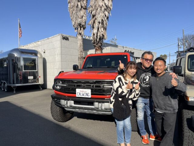 山梨県のK社長に フォード ブロンコ ラプター をご納車させていただきました！