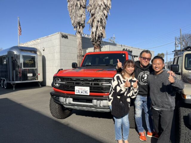 山梨県のK社長に フォード ブロンコ ラプター をご納車させていただきました！