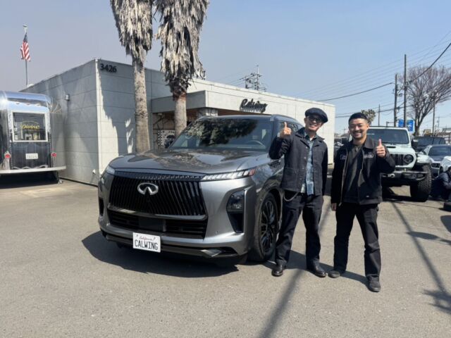 2台目のご購入有難う御座います！大阪府のT社長に 新車 インフィニティ QX80 オートグラフ をご納車させていただきました！