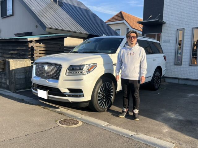 北海道のS社長に リンカーン ナビゲーター ブラックレーベル をご納車させていただきました！  弊社ホーム