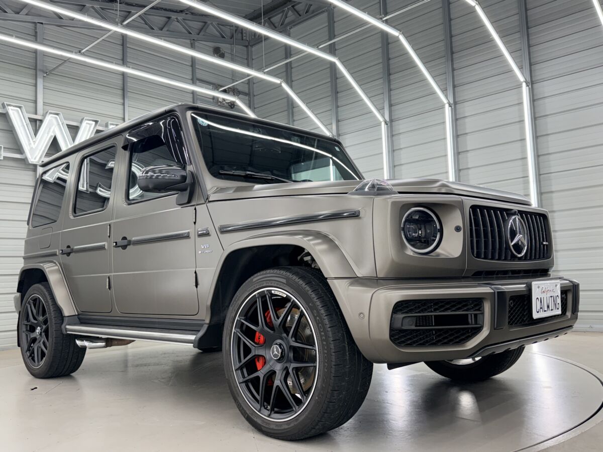 G63 スペシャルオーダーカラー デジーノモンツァグレーマグノ 1オーナーが入庫いたしました