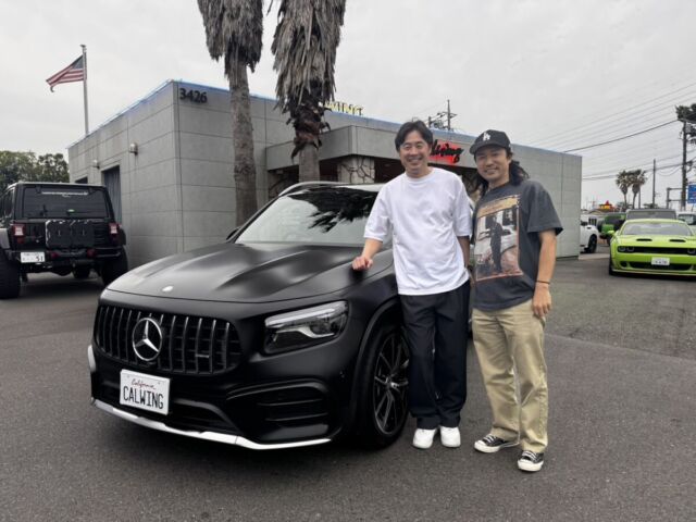 6台目のご購入有難う御座います！読売ジャイアンツ 亀井善行コーチに 新車 メルセデスAMG GLB35 をご納車させていただきました！