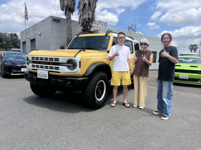 2台目のご購入有難う御座います！神奈川県のH様に 世界限定モデル フォード ブロンコ ヘリテージリミテッド をご納車させていただきました！