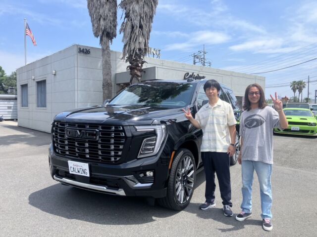 4台目のご購入有難う御座います！東京都のU様に 新車 GMC ユーコン デナリ アルティメイト エグゼクティブパッケージ をご納車させていただきました！