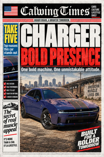 【2027年 ダッジ チャージャー|60周年を記念した限定色「Purple Haze」登場】