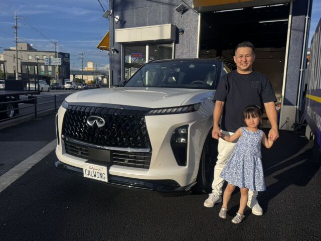 大阪府のK様に 新車 INFINITI QX80 スポーツ をご納車させていただきました！