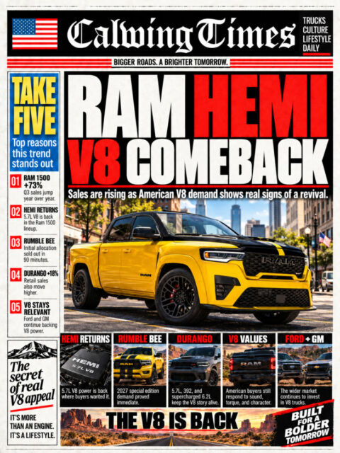 【HEMI復活のRAMが好調|アメ車V8人気、再来の兆し】